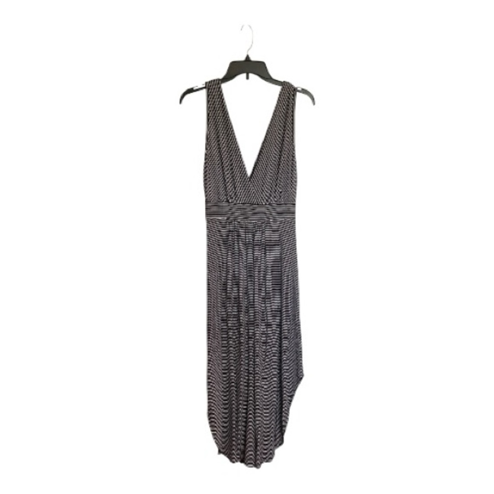 Rolla Coster Black and White Deep V Dress